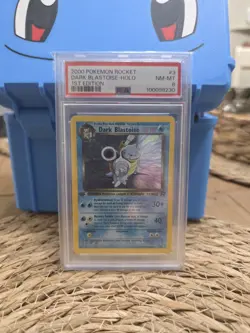 2000 Pokemon Rocket Dark Blastoise-Holo 1st Edition Psa 8 *** SWIRL *** - Image 1