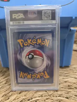 2000 Pokemon Rocket Dark Blastoise-Holo 1st Edition Psa 8 *** SWIRL *** - Image 2
