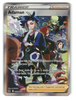 Adaman GG57/GG70 Holo Ultra Rare Crown Zenith Galarian Gallery Pokemon NM - Image 1