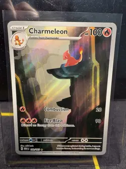 Pokemon Scarlet & Violet 151 - Charmeleon Illustration Rare Holo (NM) 169/165 - Image 1