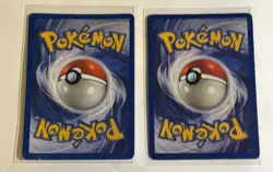 1999 Pokemon Base Set Chansey #3 & Machamp 8/102 - Image 2