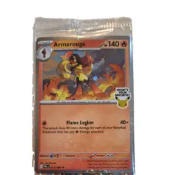 Pokemon TCG - Armarouge 012/084 - Pitch Black Promo Stamped Sealed - Image 1
