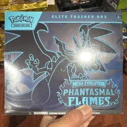 Pokemon TCG Elite Trainer Box Mega Evolution Phantasmal Flames Charizard 2025 - Image 1