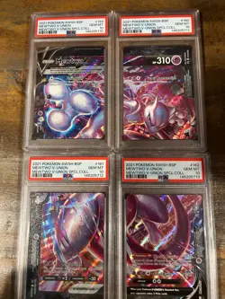 Pokemon 2021 Special Collection SWSH MEWTWO V-Union #159-162 PSA 10 SEQUENTIAL - Image 1