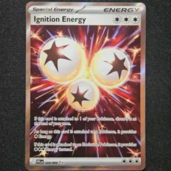 Pokemon IGNITION ENERGY 124/094 PHANTASMAL FLAMES Holo - Image 1