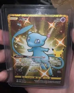 POKEMON CELEBRATIONS 25th ANNIVERSARY GOLD MEW FULL ART 025/025 NM/Mint - Image 1