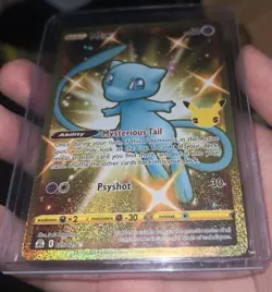 POKEMON CELEBRATIONS 25th ANNIVERSARY GOLD MEW FULL ART 025/025 NM/Mint - Image 4
