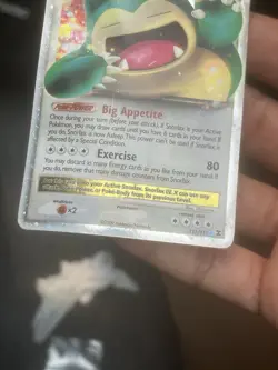 Pokemon Snorlax LV.X 111/111 Rising Rivals Holo Ultra Rare Level Up 130 HP - Image 4