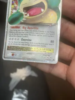Pokemon Snorlax LV.X 111/111 Rising Rivals Holo Ultra Rare Level Up 130 HP - Image 5