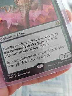 MTG ZNR Lotus Cobra Zendikar Rising 193/280 Magic Rare PACK FRESH - Image 3