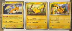 Pokemon TCG Pikachu 025/018/Raichu 019 Lightning ⚡ Lot (3) EN - Image 1