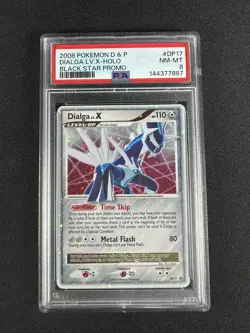 Pokemon PSA 8 Dialga LV X Holo 2008 DP17 Black Star Promo NM-MINT POP 158 - Image 3
