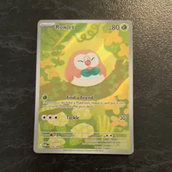 Rowlet 090/088 Illustration Rare Mega Evolution Perfect Order Pokemon Cards TCG - Image 1