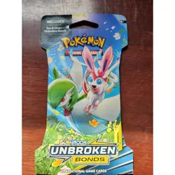 Pokemon SM Unbroken Bonds Hanger Pack 10 Cards Sylveon New - Image 1