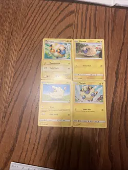 Lot of 4 Mareep Pokemon Cards No Duplicates - Image 1