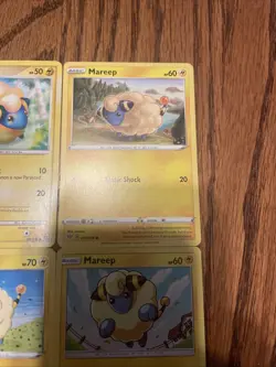 Lot of 4 Mareep Pokemon Cards No Duplicates - Image 3