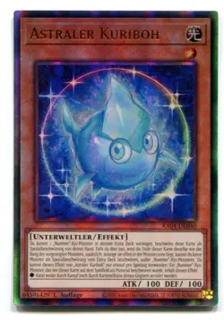 Yu-Gi-Oh! Astraler Kuriboh Ultimate Rare RA04-DE040 - Image 1