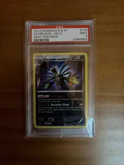 2012 POKEMON B & W NEXT DESTINIES 103/99 HYDREIGON PSA 9 - Image 1