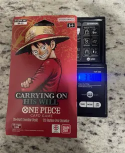 One Piece OP-13 Carrying On His will sleeved booster pack HEAVY 37.80 - Image 1