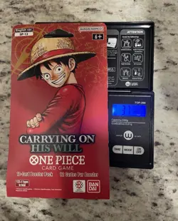 One Piece OP-13 Carrying On His will sleeved booster pack HEAVY 37.70 - Image 1