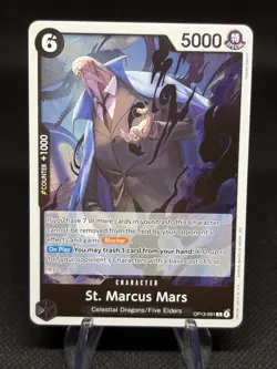 One Piece - Carrying On His Will OP13 - St. Marcus Mars Rare Foil NM/M - Image 1