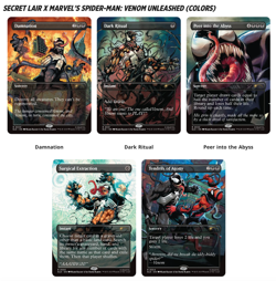 Foil VENOM UNLEASHED Colors Marvel's Spider-Man Secret Lair Drop SLD MTG PRESALE - Image 2