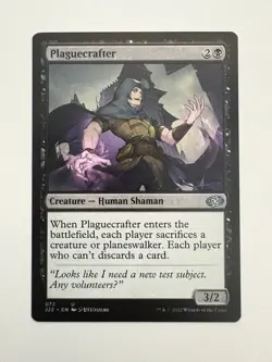 Plaguecrafter Anime Showcase MTG Magic the Gathering Card NM Near Mint J22 - Image 1
