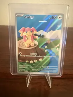 Audino Reverse Holo Black Bolt Pokemon TCG Card #151/086 - Image 1