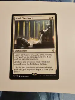Blind Obedience Commander 2016 MTG Magic The Gathering NM - Image 1