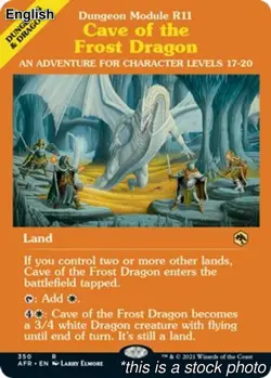 EN Cave of the Frost Dragon (Dungeon Module) 350 Adventures in the Forgotten ... - Image 1