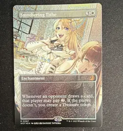 Wizards of the Coast Smothering Tithe #0087 WOE Enchanting Tales Alt Art Foil - Image 1