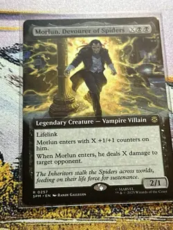 Morlun, Devourer Of Spiders Mtg Extended Art Spider-Man Magic The Gathering - Image 5
