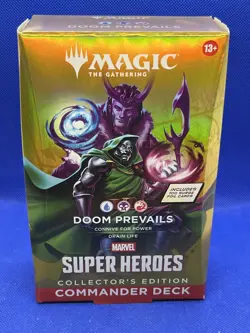 SEALED MTG Commander Collector's Edition Marvel Doom Prevails Commander Deck - Image 1