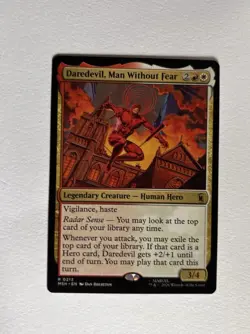MTG Marvel Super Heroes Daredevil, Man Without Fear 0213 Rare RW (2026) - Image 2