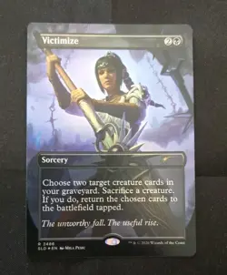 MTG Victimize 2486 Foil Secret Lair Shadowheart's Devotion D&D Magic NM - Image 1