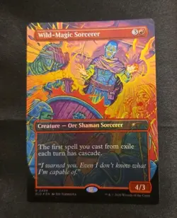 Wild-Magic Sorcerer 2494 Foil Secret Lair Shadows Over Balduer's Gate D&D - Image 1