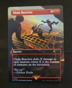 MTG Chain Reaction (Rainbow Foil) Foil NM Secret Lair Drop Series Magic 2219 - Image 1