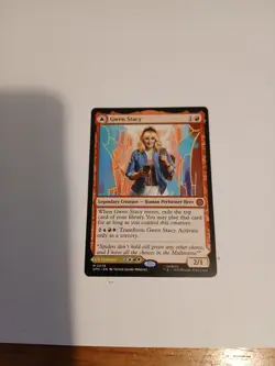 Mtg Marvel Spiderman Gwen stacy 0078 Mythic Rare Ships 26th Sept - Image 1