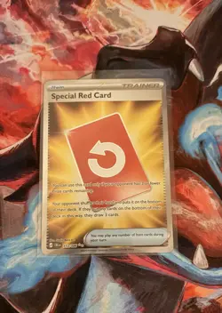 Pokemon TCG Trainer Special Red Card 113/086 Full Art Chaos Rising NM - Image 1
