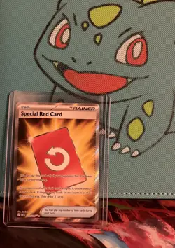Pokemon TCG Trainer Special Red Card 113/086 Full Art Chaos Rising NM - Image 3