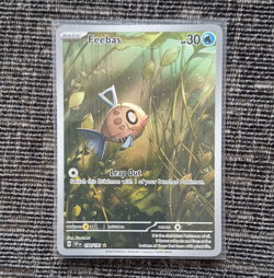 Pokemon TCG Feebas 198/191 Illustration Rare Full Art Holo Surging Sparks EN - Image 1