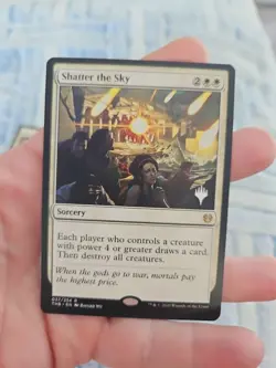 X2 MTG THB Shatter the Sky 037/254 Theros Magic (1) Planeswalker Stamp (1) Reg - Image 4