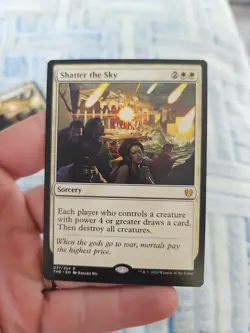 X2 MTG THB Shatter the Sky 037/254 Theros Magic (1) Planeswalker Stamp (1) Reg - Image 5