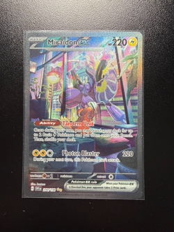 Miraidon ex 244/198 SIR Scarlet & Violet Base Set Pokemon Card Near Mint - Image 1