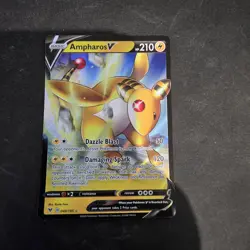 Pokemon TCG Ampharos V Vivid Voltage 049/185 Holo Ultra Rare - Image 1