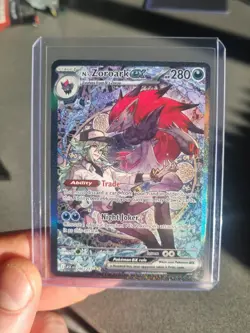 N'S Zoroark Ex 286/217 Special Illustration Rare Ascended Heroes Pokemon - Image 1