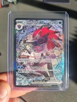 N'S Zoroark Ex 286/217 Special Illustration Rare Ascended Heroes Pokemon - Image 2