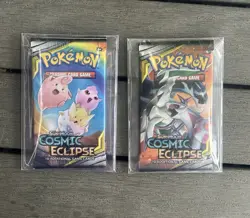 Pokemon TCG Sun & Moon Cosmic Eclipse Sealed Booster Packs x2 - Image 1