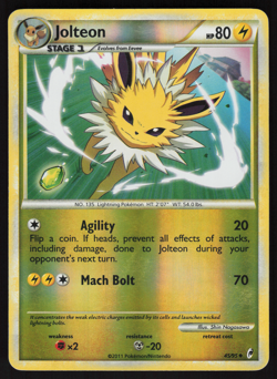 Pokemon TCG - Call of Legends - Jolteon 45/95 Reverse Holo - P - Image 1