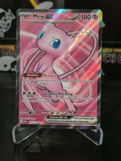 Pokemon TCG Mew EX Scarlet & Violet-151 193/165 Holo Ultra Rare - Image 1